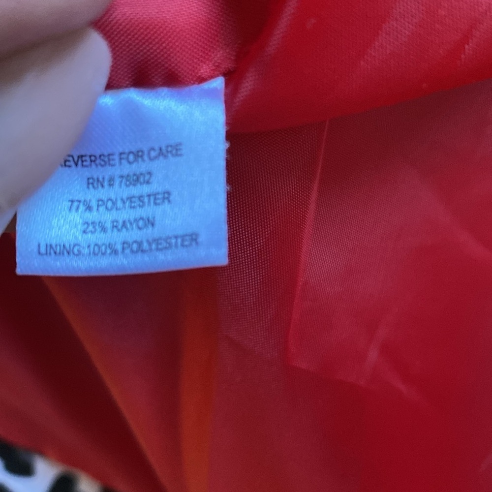 Erin London Black and White Leopard Oversized Jacket Sz L - Picture 13 of 14